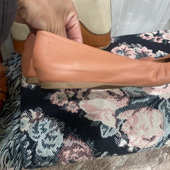 J. Crew Blush Pink Nude Ballet Soft Leather Flats Size 7.5 - Picture 5 of 8